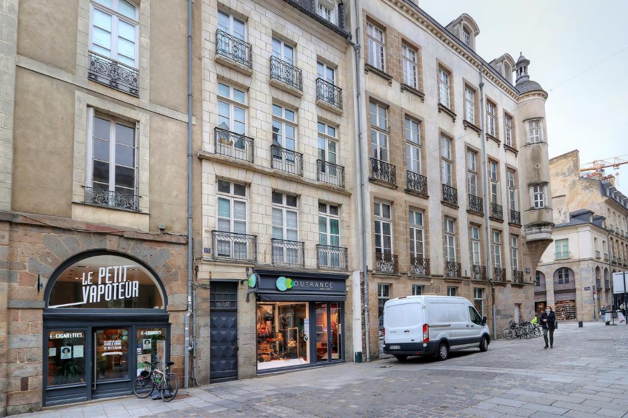 Apartament Le Trianon, Confort Et Calme En Hypercentre Rennes Zewnętrze zdjęcie